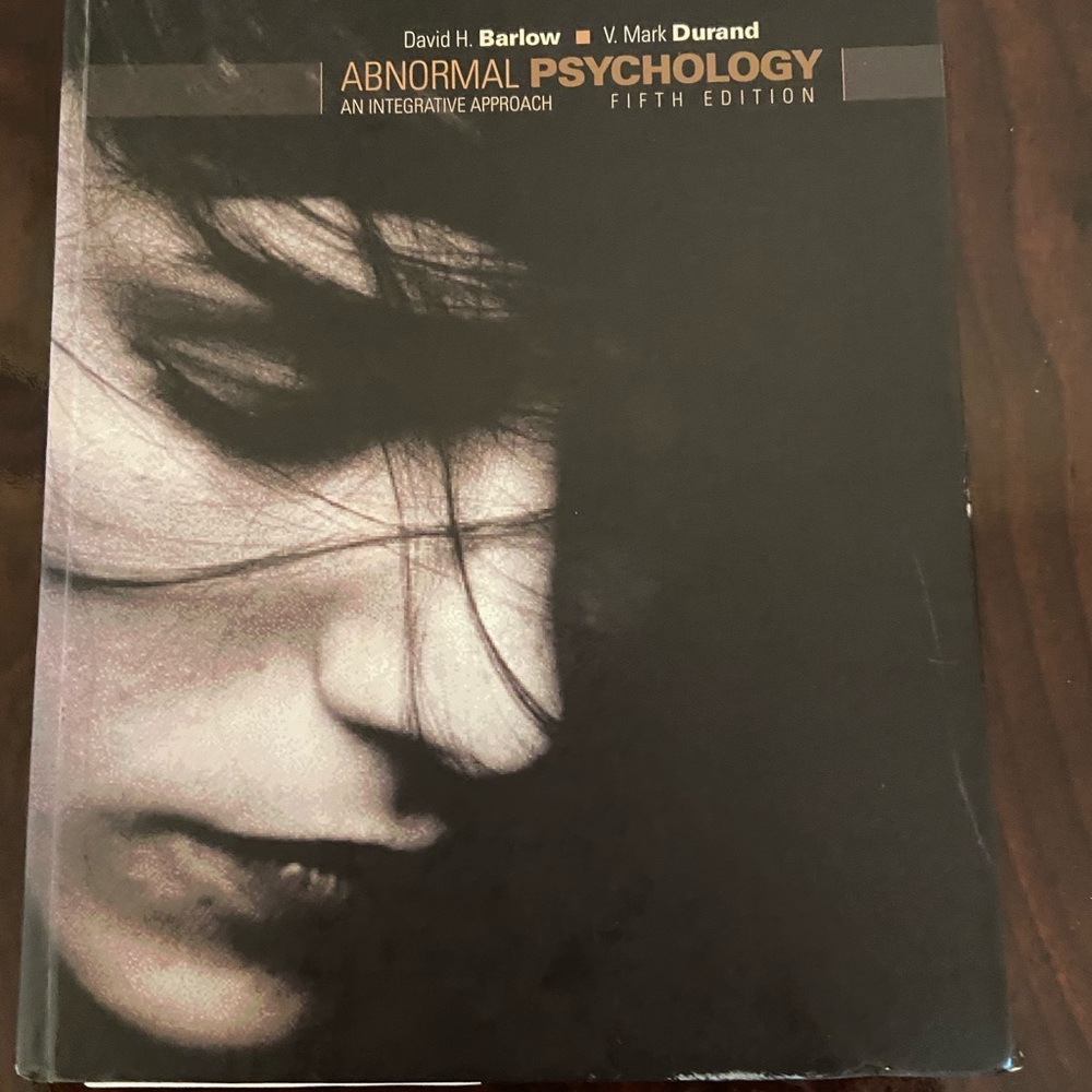 💥Abnormal Psychology Fifth Edition Book💥